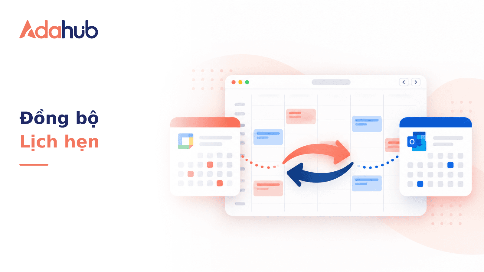 Kết nối Google Calendar với Adahub và quản lý thư mời lịch hẹn